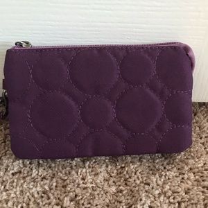 Thirty-one Plum Wristlet